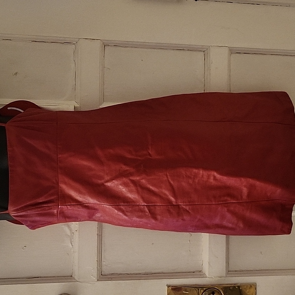 Vintage Genuine Leather Ralph Ralph Lauren pencil dress